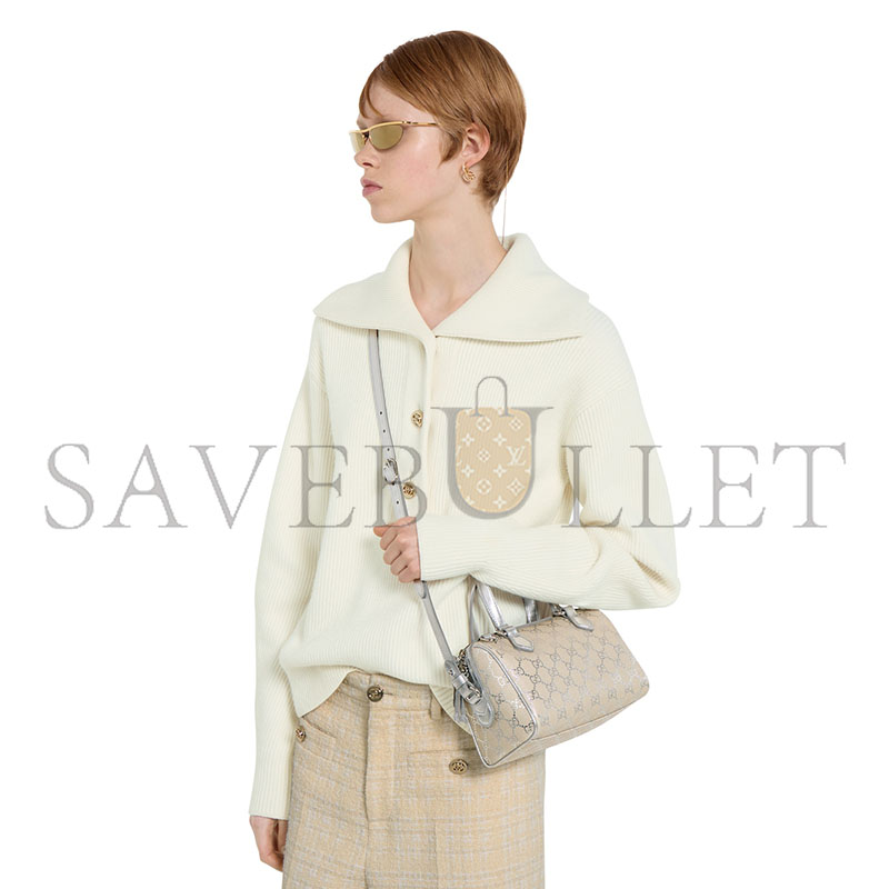 GUCCI GG EMBLEM SMALL BOSTON BAG 848889 (20.5*14*11.5cm)